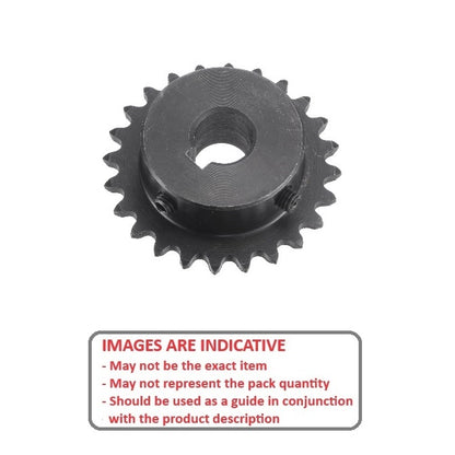1131799 | SP1-095-047B-024-254-CK (Each) --- Roller Chain Sprockets - 24 tooth - 72.7x22.23 mm Simplex - Carbon Steel Sprocket