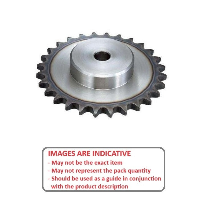 1128557 | SP1-095-057B-022-PB-C (PK-2) --- Roller Chain Sprockets - 22 tooth - 66.68x50 mm Simplex - Carbon Steel Sprocket