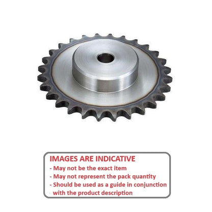 1128557 | SP1-095-057B-022-PB-C (PK-2) --- Roller Chain Sprockets - 22 tooth - 66.68x50 mm Simplex - Carbon Steel Sprocket