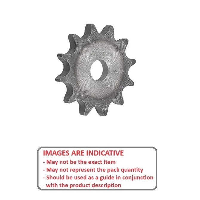 1125192 | SP1-064-028P-020-064-C (Each) --- Roller Chain Sprockets - 20 tooth - 40.41 mm - Hubless Simplex