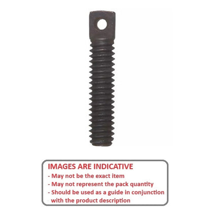 1062292 | SPANC-050M-035 (Each) --- Steel Spring Anchors - M5 - 5x0.8mm - 35x26 mm - Trivalent Chromate S45C Steel Anchor