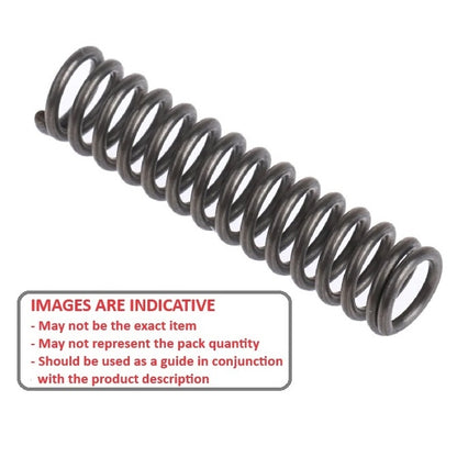 1110084 | CS-1524-0635-12-M-C (Each) --- Compression Springs - 15.24x63.5x1.25 mm Music Wire - Carbon Spring Steel
