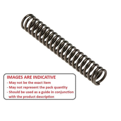 1105160 | CS-1359-2540-18-M (Each) --- Compression Springs - 13.59x254x1.83 mm Music Wire - Carbon Spring Steel