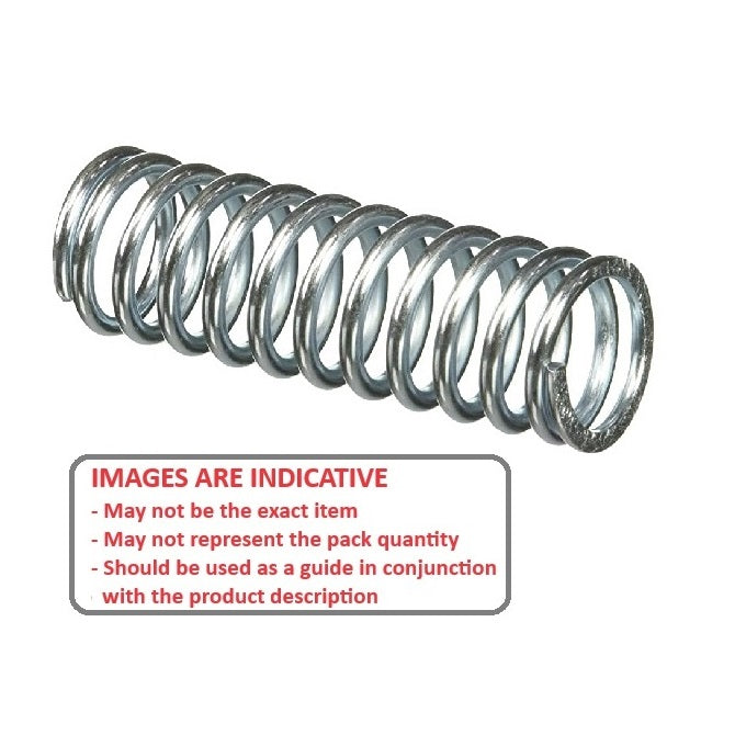 1119258 | CS-1829-0508-18-S2-G (Each) --- Compression Springs - 18.29x50.8x1.83 mm - Stainless Steel 302/304 Similar to A2, 18-8 Spring