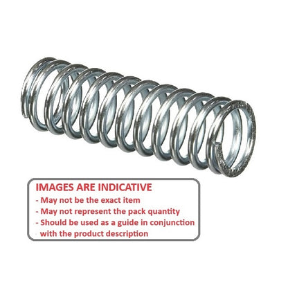 1119258 | CS-1829-0508-18-S2-G (Each) --- Compression Springs - 18.29x50.8x1.83 mm - Stainless Steel 302/304 Similar to A2, 18-8 Spring