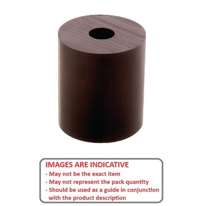 1164414 | CSU-0508-051 (PK-9) --- Bumpers Mounts - 50.8x25.4x50.8 mm Urethane Springs - Polyurethane Spring