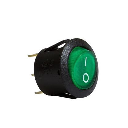 1034775 | SW-020-G (PK-2) --- Rocker Switches - Colour Green 20 - 12V/20 Amp