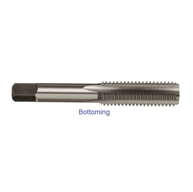 Threading Tools - 3/8-24 UNF -9.53mm- 1.058 mm / 24 TPI - Bottoming - Carbon Steel