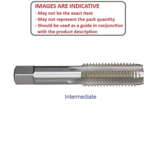 1056250 | TPC-048C-I-H (Each) --- Threading Tools - 10-24 UNC - 4.76mm - 1.058 mm / 24 TPI - Intermediate Hand Taps - High Speed Carbon Steel Tap
