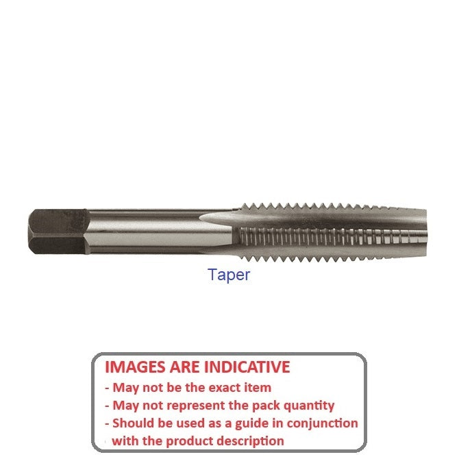 1050361 | TPC-040M-T (Each) --- Threading Tools - M4 - 4x0.7mm - 0.700 mm / 36.29 TPI - Taper Hand Taps - Carbon Steel Tap