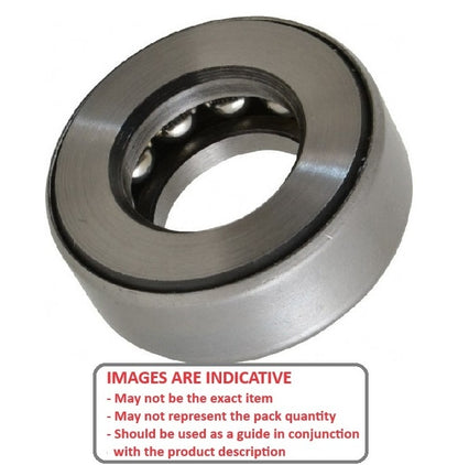 1102650 | T-0127-0310-BND (Each) --- Thrust Ball Bearings - 12.7x30.963x14.3 mm / 13.49 mm Banded - Carbon Steel Bearing