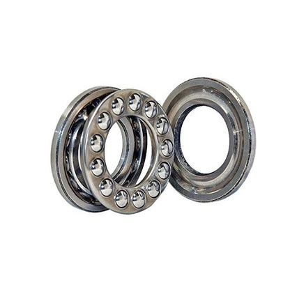 Thrust Ball Bearings - 15x32x12 mm / 17 mm Grooved - Stainless Steel AISI 440C