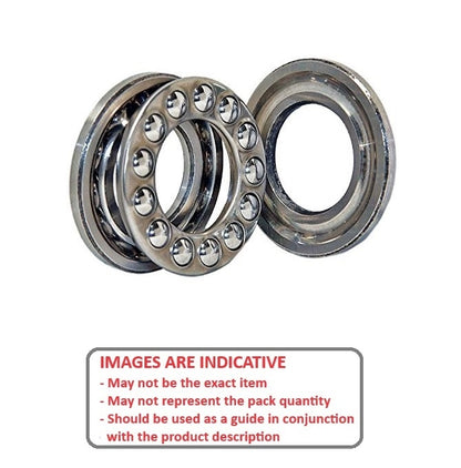 1080649 | T-0080-0160-G-S440 --- Thrust Ball Bearings - 8x16x5 mm / 8.2 mm - Stainless Steel AISI 440C