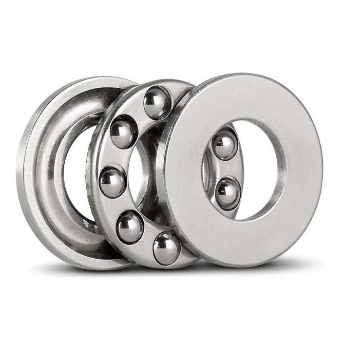 1090870 | T-0100-0180-G-ST (50 Pcs) --- Thrust Ball Bearings - 10x18x5.5 mm / 10.2 mm - Chrome Steel