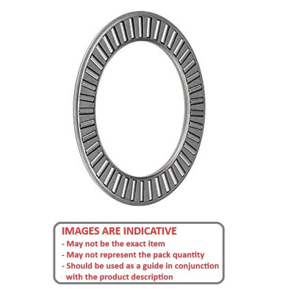 1140260 | T-0286-0445-RC (Each) --- Thrust Roller Bearings - 28.575x44.45 mm - Rollers and Cage / 1.981 mm Cage and Rollers Only - Carbon Steel Bearing
