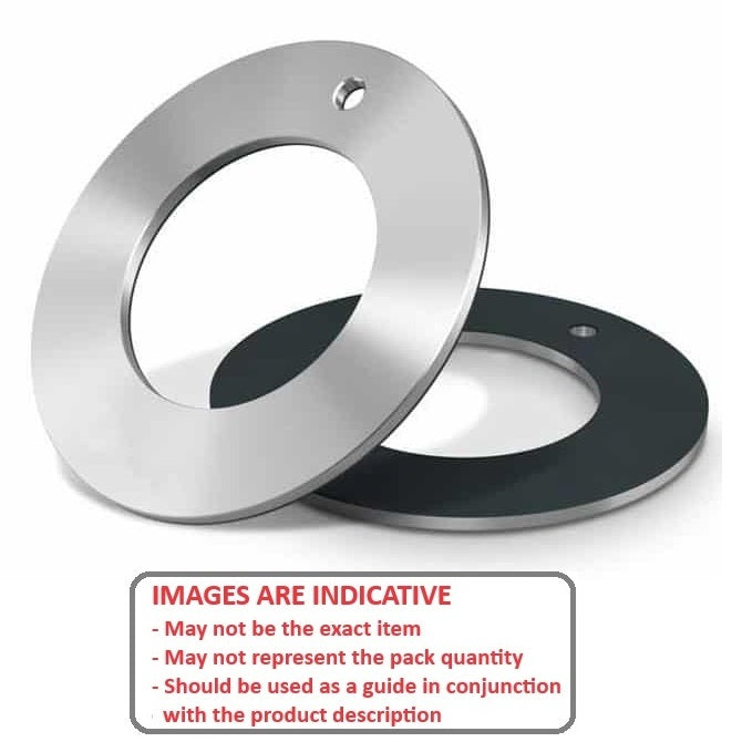 1091145 | W0100-T-020-015-DP4 (Each) --- Thrust Washers - 10x20x1.5 mm DP4 Type - DP4 Washer