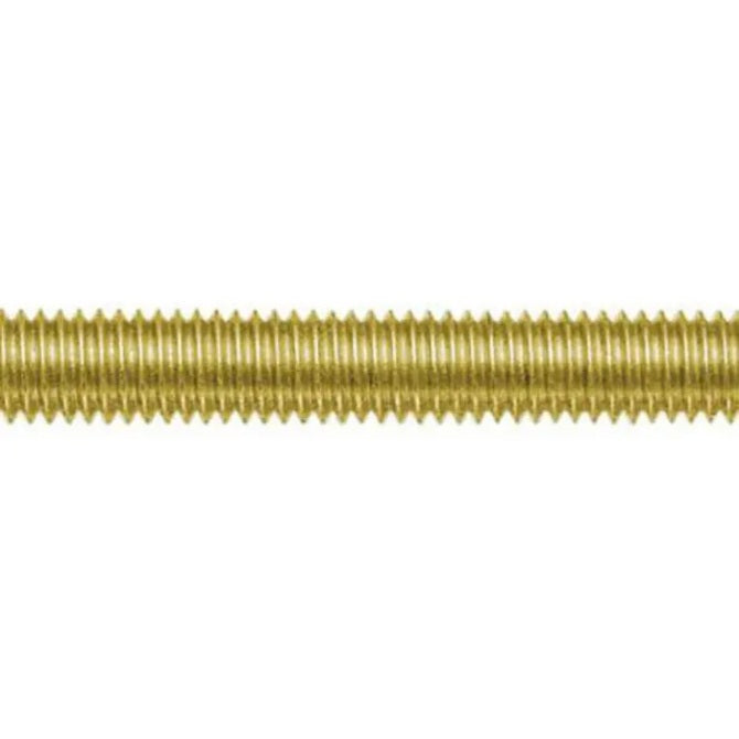 1078805 | AT080M-1000-BR (Each) --- Allthread Threaded Rod - M8 - 8x1.25mm - 1.250 mm / 20.32 TPI 1000 mm - Brass