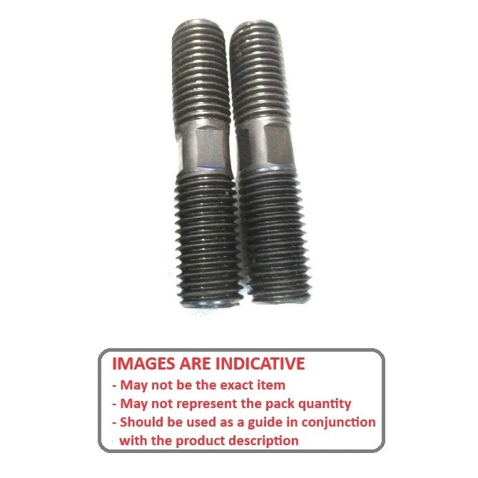 1087198 | SUS504RS (Each) --- Driver Studs Threaded Rod - 3/8-16 UNC - 9.53mm - 76.2 mm - 25.4  - Carbon Steel Stud