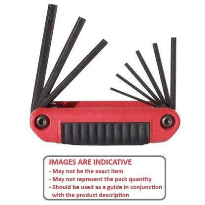 1231582 | M-17RS (Each) --- Keys and Screwdrivers Tools - Hex Keys 1.5mm to 6mm - 7 Keys Foldup Sets