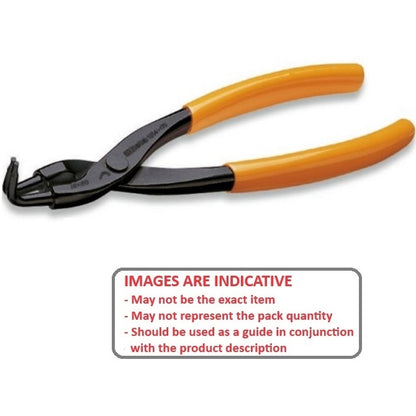1120008 | PRS-I018-90 (Each) --- Circlip Pliers Tools - Clip Size Range 19 - 60 mm - 0.75 to 2.36 inches - 90 ° - Internal Only Internal