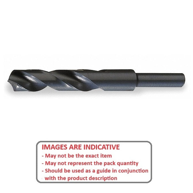1075245 | DB-0714-R-0635 (Each) --- Drill Bits Tools - 7.14x6.35 - - Reduced Shank - High Speed Carbon Steel Drill Bit