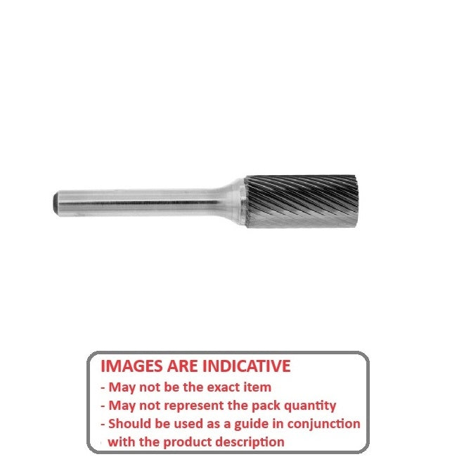 1232708 | GAR60041RS (Each) --- Rotary Files Tools - Type Cylindrical 9.525 - 19.05 Aluminium Cut - Carbon Steel File