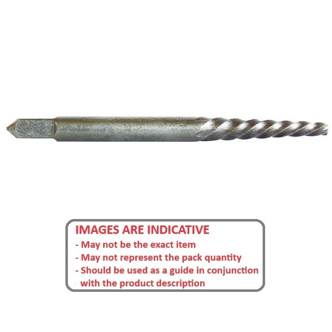 1043677 | EXTRACT3 (Each) --- Screw Extractors Tools - Size Reference 3 7.94 to 8.00 4 mm - Chrome Alloy Extractor