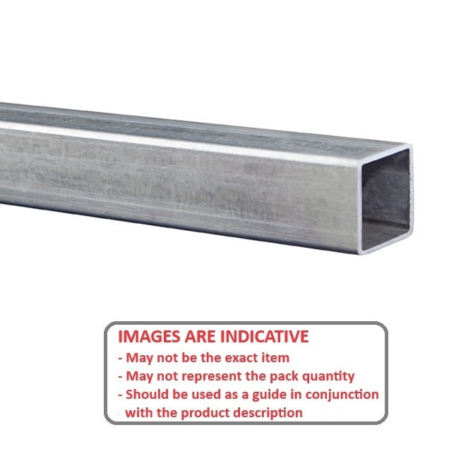 1070529 | 4T-0064-0300-ALH14 (Each) --- Square Tube - 6.35x5.64x304.8 mm - Aluminium
