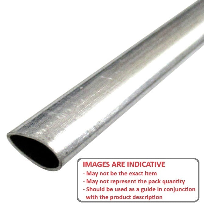 1113089 | 0T-0159-STLN-AL-0880 (Each) --- Streamline Tube - 15.88x12.8 mm - 880  - Aluminium