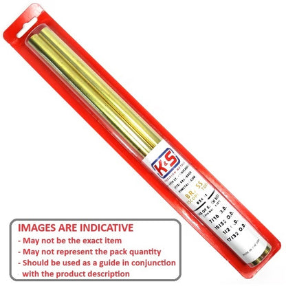 1153414 | AST-TUB-BRS-04 (Each) --- Small Parts Assortment Kits - Selection Tubing 4 - Telescoping Tubing 300mm Long - Brass