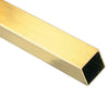 Square Tube - 2.38x1.67x304.8 mm - Brass