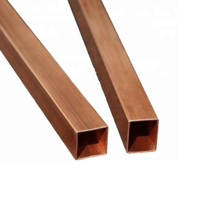 1047697 | 4T-0032-0025-0300-COP (Each) --- Square Tube - 3.18x2.46x300 mm - Copper