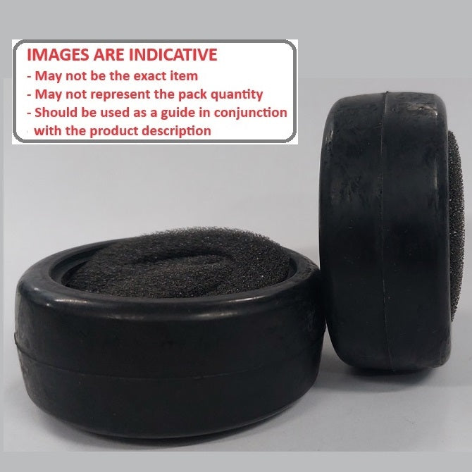 1233845 | TY-XR-063-26-SLK (Per Card) --- RC Car Tyres Hobby - Type Slicks 63x26 mm Tenth Scale - Natural Rubber Tyre