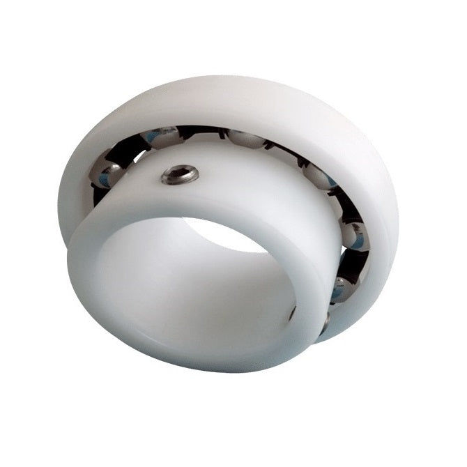 Spherical OD Bearings - 12.7x47x31 mm - Acetal with Stainless 316 Balls