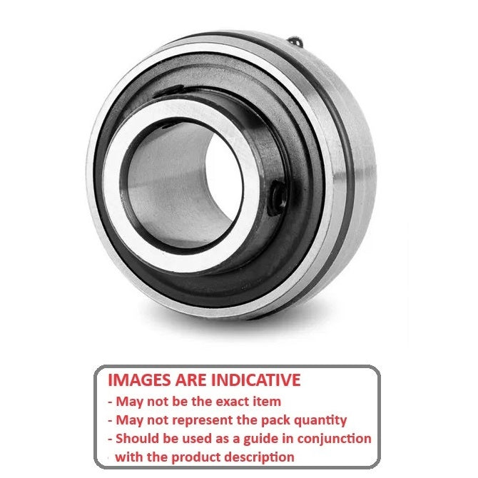1134364 | UC205G (Each) --- Spherical OD Bearings - 25x52x34 mm Suits Cast Iron Housings - Chrome Steel Bearing