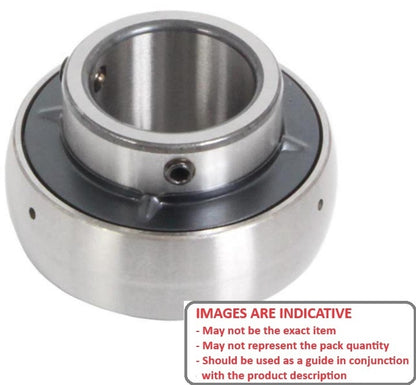 1134363 | UC205 (Each) --- Spherical OD Bearings - 25x52x34 mm Suits Cast Iron Housings - Chrome Steel Bearing