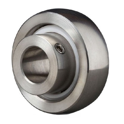 1145100 | S6-UC206-20 (Each) --- Spherical OD Bearings - 31.75x62x38.1 mm Suits Plastic Housings - Stainless Steel 316 Similar to A4, 18-10 Bearing