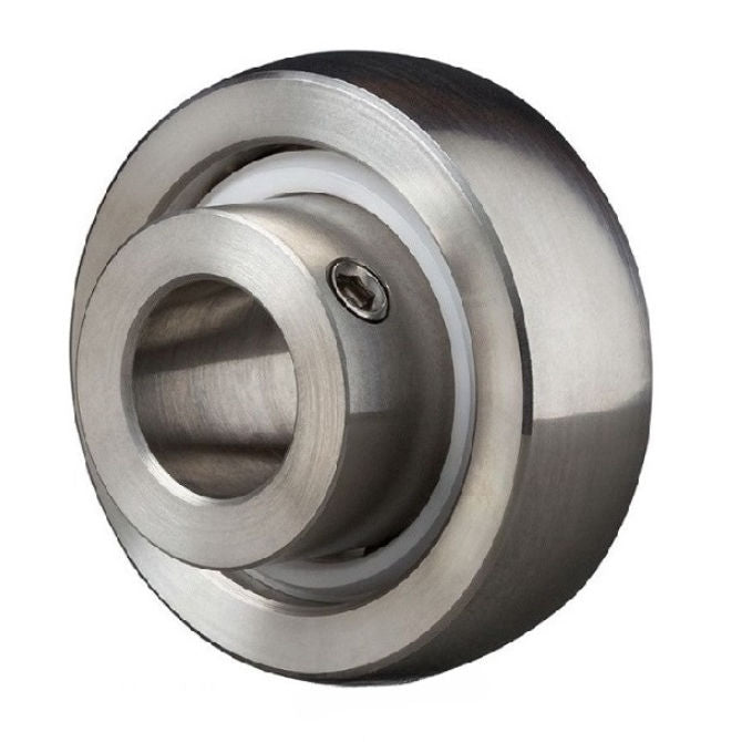 1121686 | S6-UC204-12 (Each) --- Spherical OD Bearings - 19.05x47x31 mm Suits Plastic Housings - Stainless Steel 316 Similar to A4, 18-10 Bearing