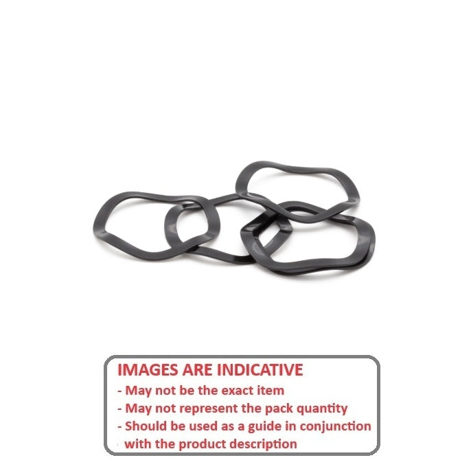 1168654 | W0573-T-078-070-W3-C (Each) --- Spring Washers - 57.3x77.8x7 mm Wave - Carbon Spring Steel Washer