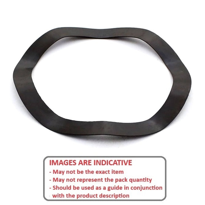 1163294 | W0500-T-062-035-W5-C-ECO (Each) --- Spring Washers - 50x62x3.5 mm Wave - Carbon Spring Steel Self Finish Washer