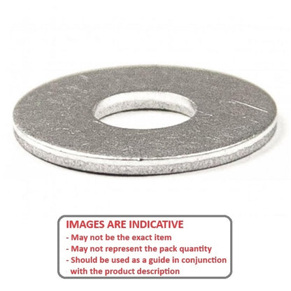 1071822 | W0064-F-016-010-AL (10 Pcs) --- Flat Washers - 6.35x15.875x1.02 mm - Aluminium