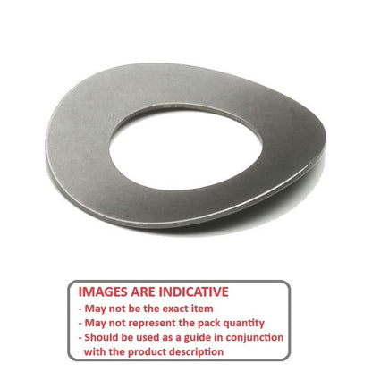 1077880 | W0079-T-013-016-WC-S2 (PK-1000) --- Spring Washers - 7.94x12.7x1.57 mm Curved - Stainless Steel 301 Similar to A2, 302, 304, 18-8 Washer