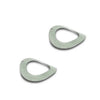 Spring Washers - 4x8x0.8 mm Curved - Carbon Spring Steel HRC 43-50 Washer