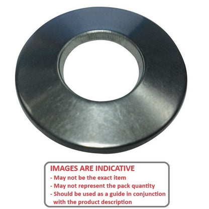1129863 | W0131-D-023-023-F-C (Each) --- Disc Spring Washers - 22.8x13.1x2.26 mm Flange Locking Type - Carbon Spring Steel Self Finish Washer