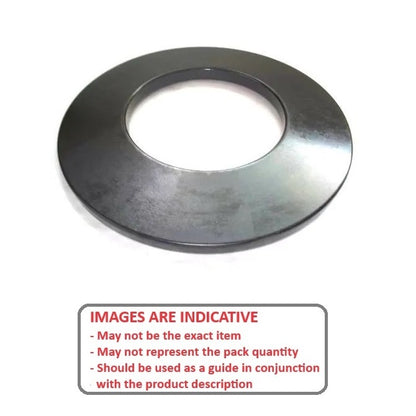 1181242 | W0410-D-080-040-C (PK-5) --- Disc Spring Washers - 80x40x4 mm Standard - Carbon Steel Washer