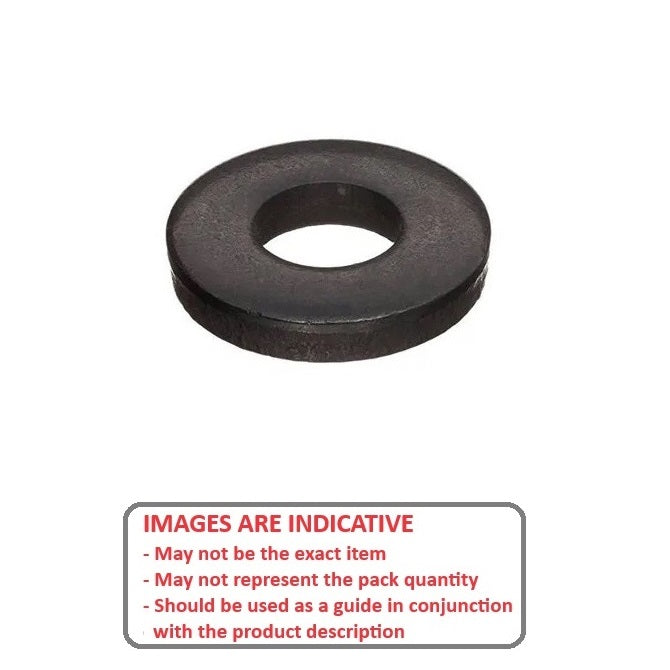 1083456 | W0079-F-019-032-HS (Each) --- Flat Washers - 7.94x19.05x3.18 mm Commercial - Carbon Spring Steel Self Finish Washer