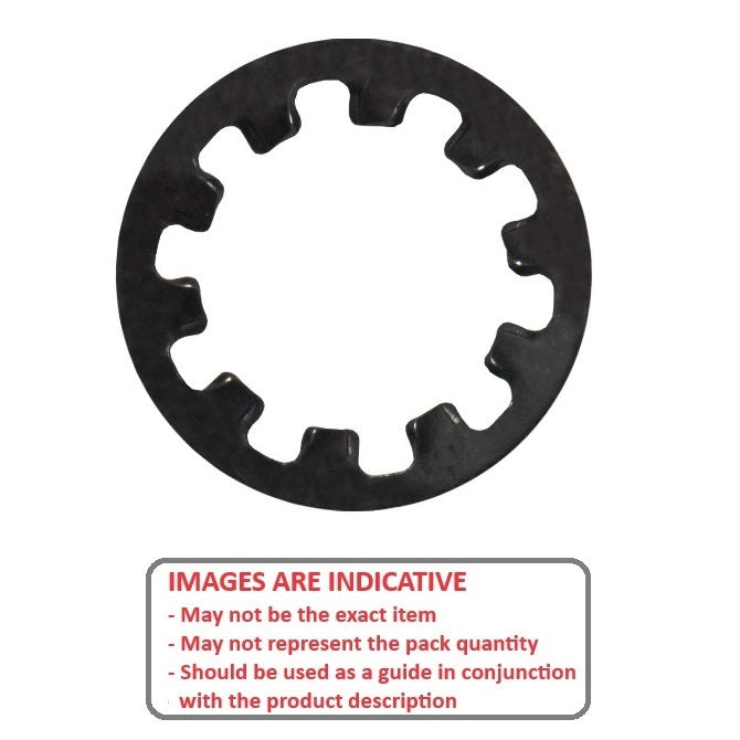1060347 | W0050-LI-010-006-C (PK-10) --- Lock Washers - 5x10x0.6 mm Internal Tooth Washer