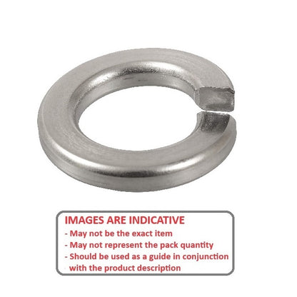1046681 | W0032-T-007-007-L-S4 (PK-100) --- Lock Washers - 3.18x6.7x0.7 mm Split - Stainless Steel 304 Similar to A2, 18-8 HRB80 Washer