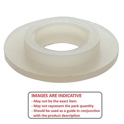 1041817 | W0028-SH-007-020-N (PK-35) --- Shoulder Washers - 2.84x7.137x2.03 mm - Nylon Zytel 101 Washer
