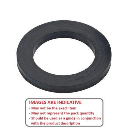 1080784 | W0080-F-019-032-N70 (PK-10) --- Flat Washers - 8x19x3.2 mm Commercial - Buna N Washer